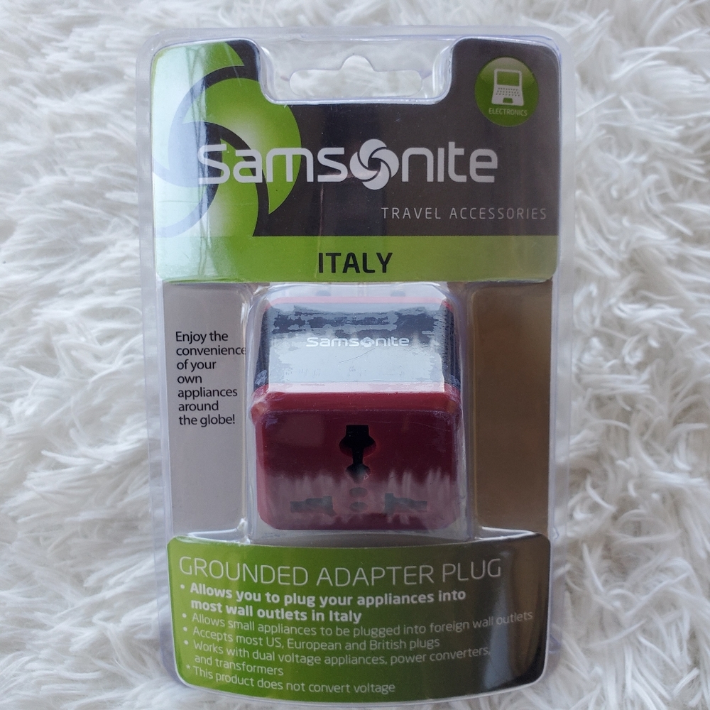 Samsonite Grounded Adapter Plug.